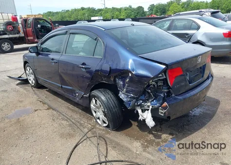 2008 Honda Civic Lx from USA, damaged, VIN 1HGFA16578L006888